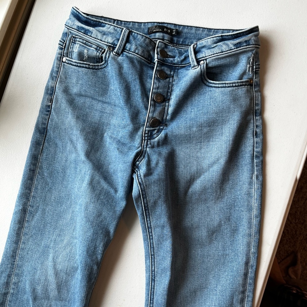 Prana ankle button fly jeans